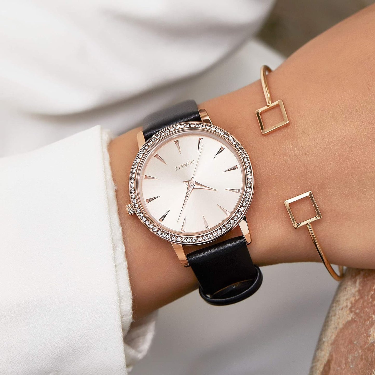 Women'S Watches for Ladies Female Wrist Watch Leather Band Waterproof Thin Minimalist Casual Simple Dress Quartz Analog Watch
