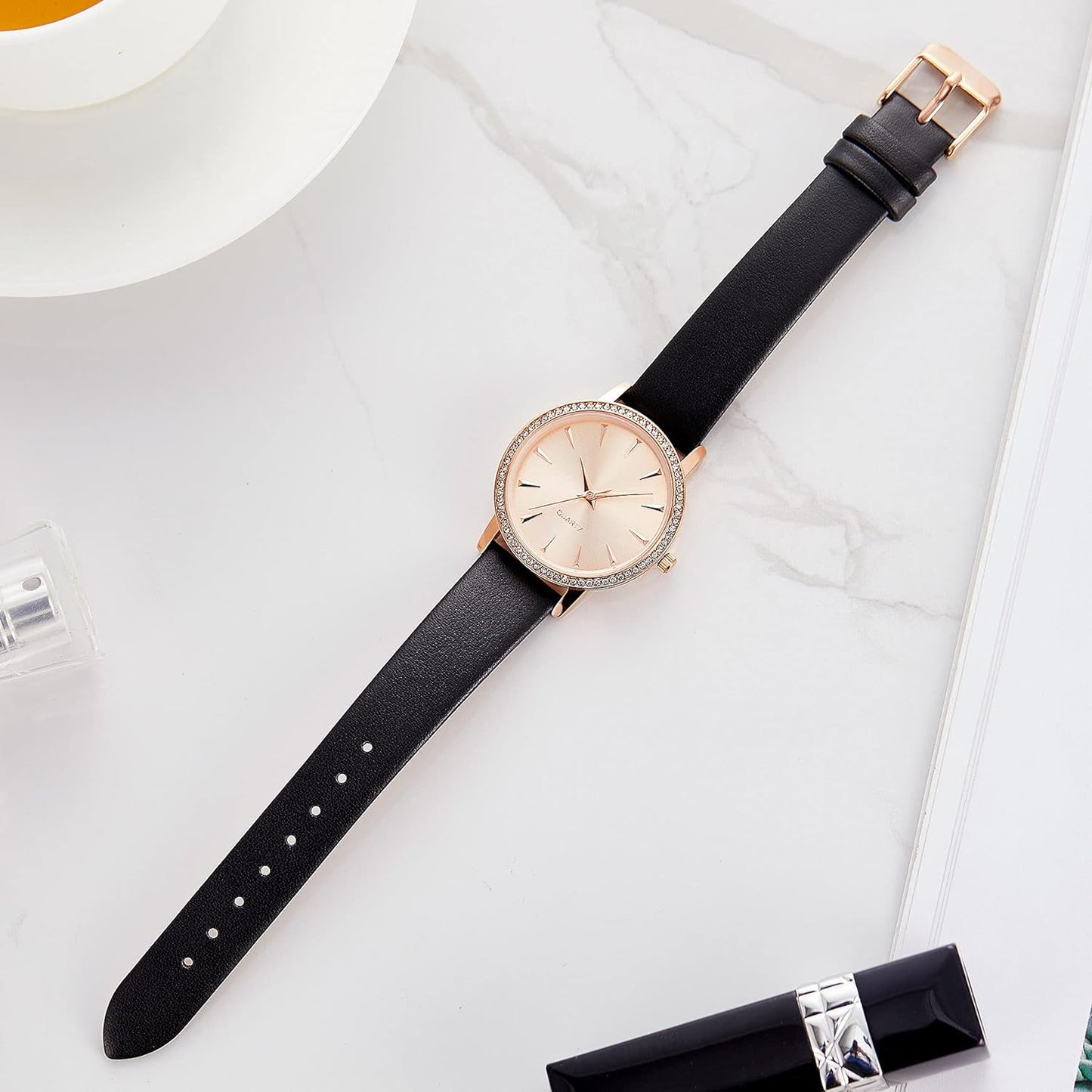Women'S Watches for Ladies Female Wrist Watch Leather Band Waterproof Thin Minimalist Casual Simple Dress Quartz Analog Watch
