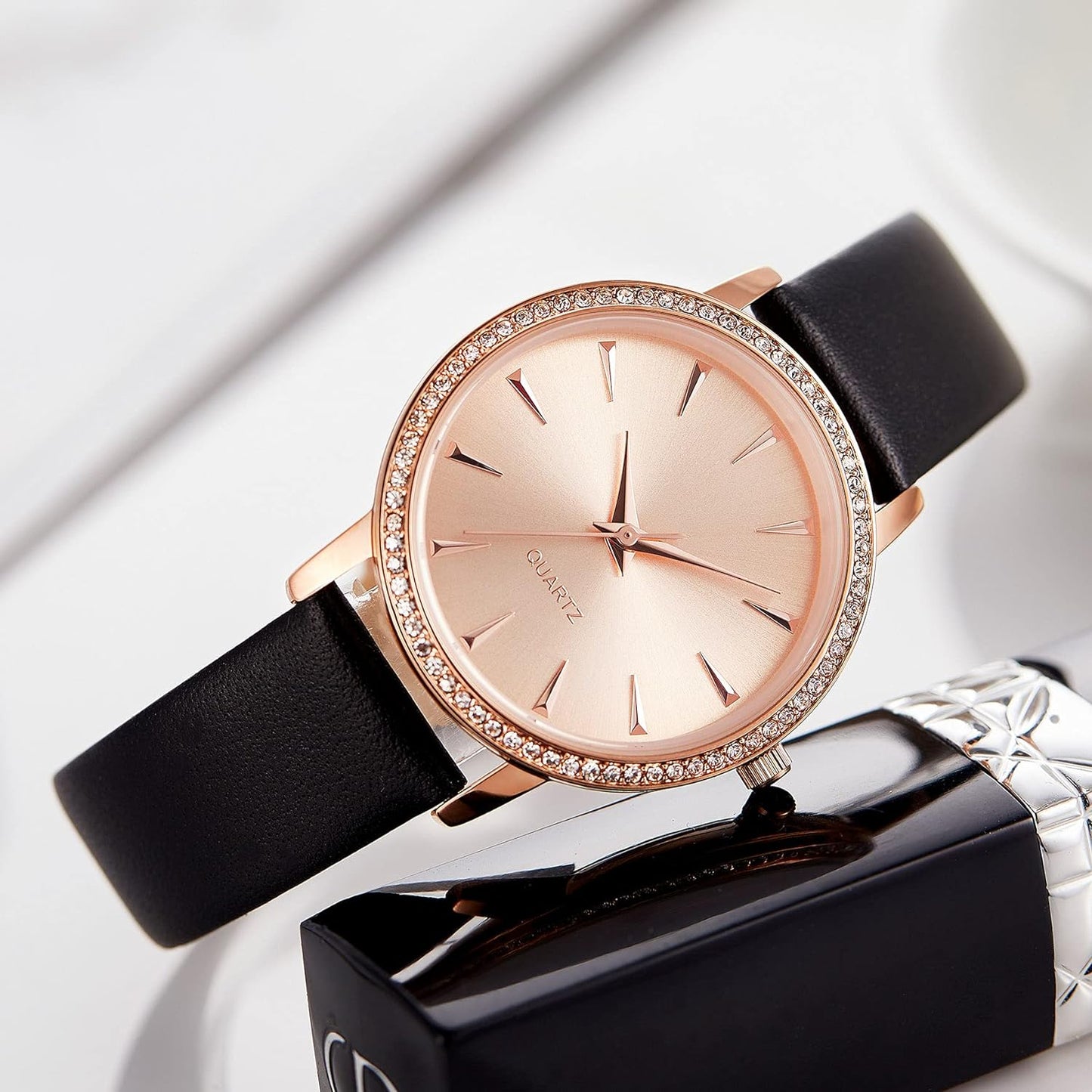 Women'S Watches for Ladies Female Wrist Watch Leather Band Waterproof Thin Minimalist Casual Simple Dress Quartz Analog Watch