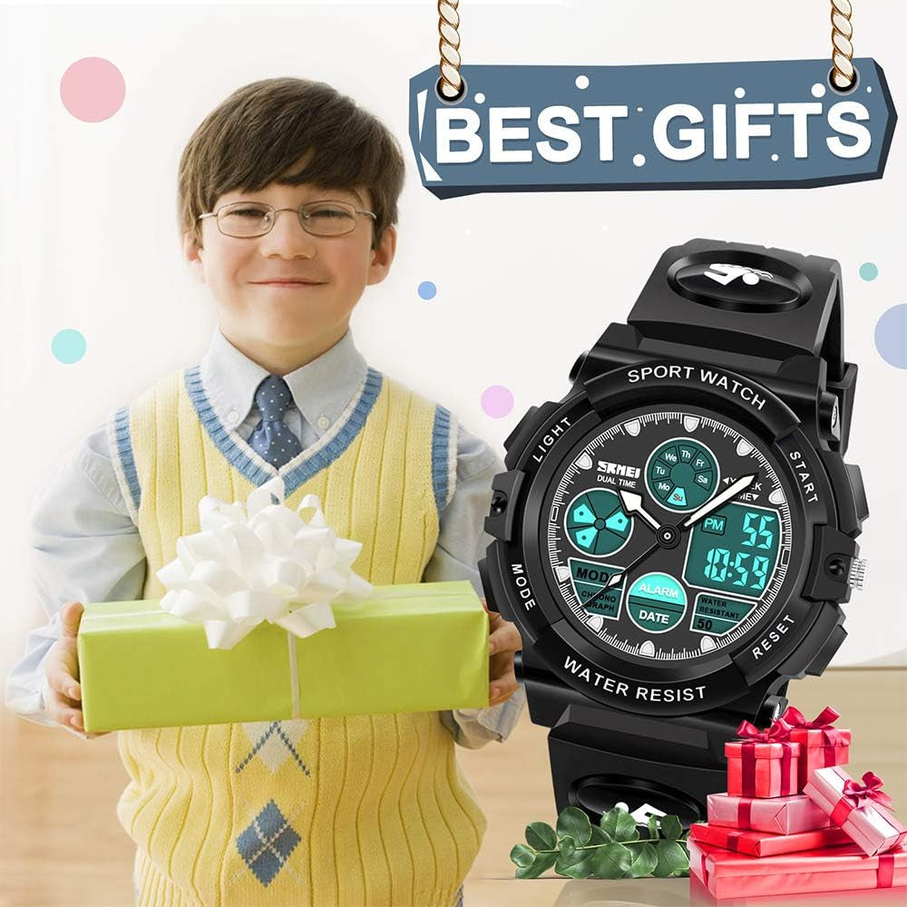 Kids Digital Watches, LED Waterproof Sports Watches for Kids- Best Gifts for Boys Girls