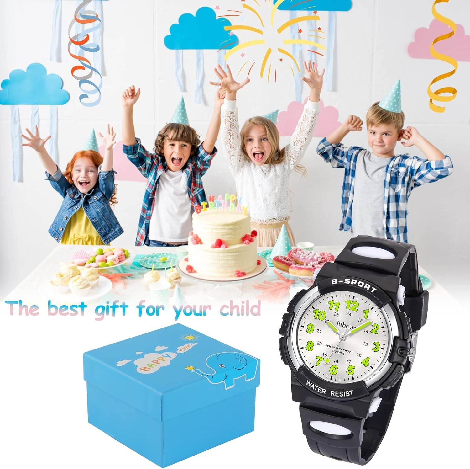 Kids Analog Watch, Kids Waterproof Quartz Watch for 5-18 Years Old Boys Girls Time Teaching Sports Outdoor Kids Watches, Kids Gifts