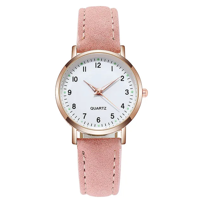 Luxury Design Quartz Watch Women Watches Luminous Hand Wind Leather Winner Watch Luminous Digital Wristwatches Relogio Feminino