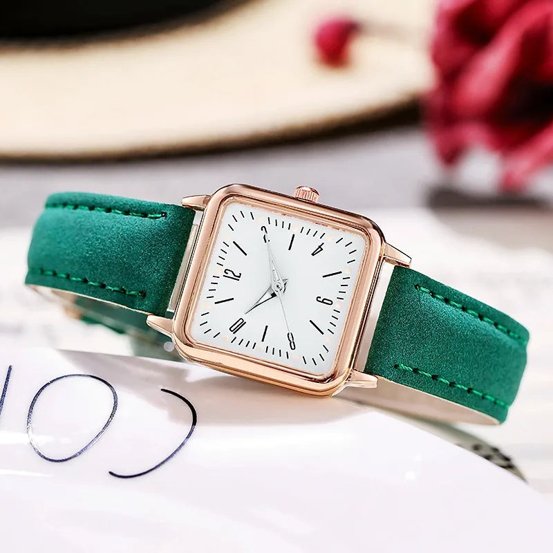 Luxury Design Quartz Watch Women Watches Luminous Hand Wind Leather Winner Watch Luminous Digital Wristwatches Relogio Feminino