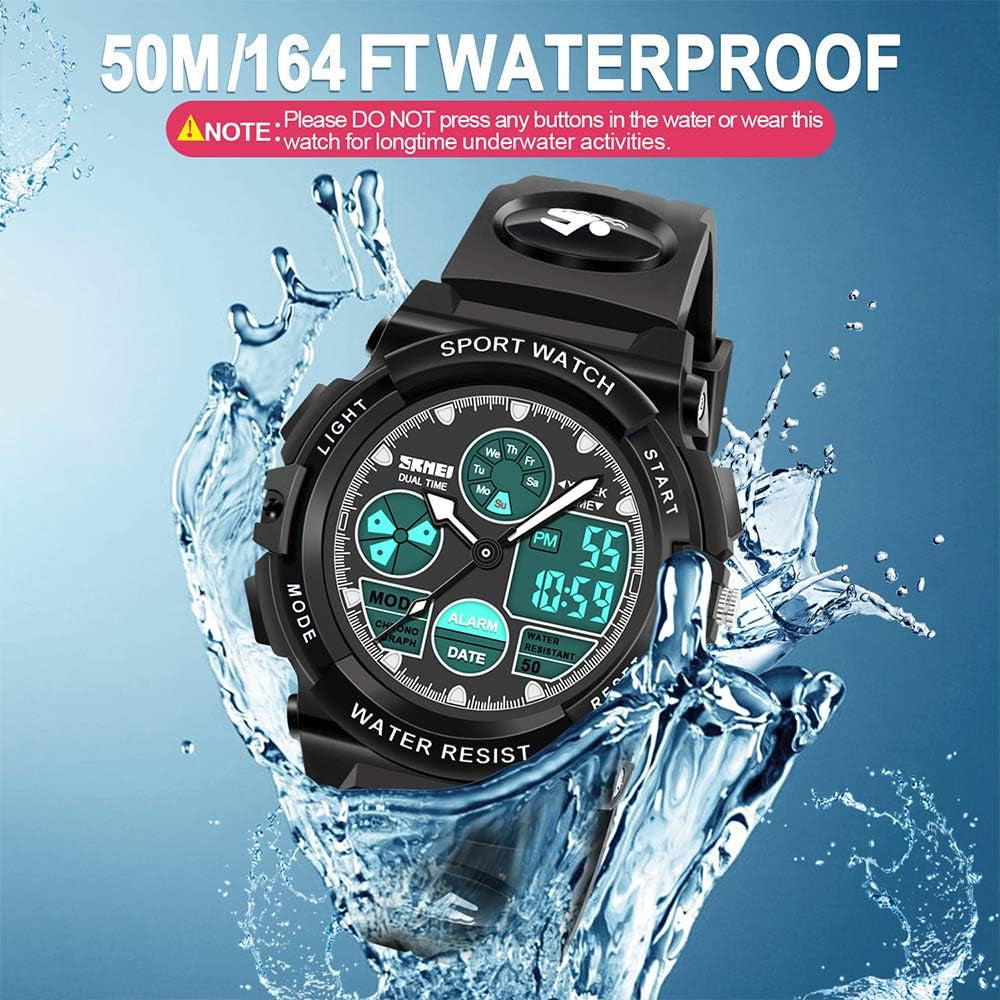 Kids Digital Watches, LED Waterproof Sports Watches for Kids- Best Gifts for Boys Girls