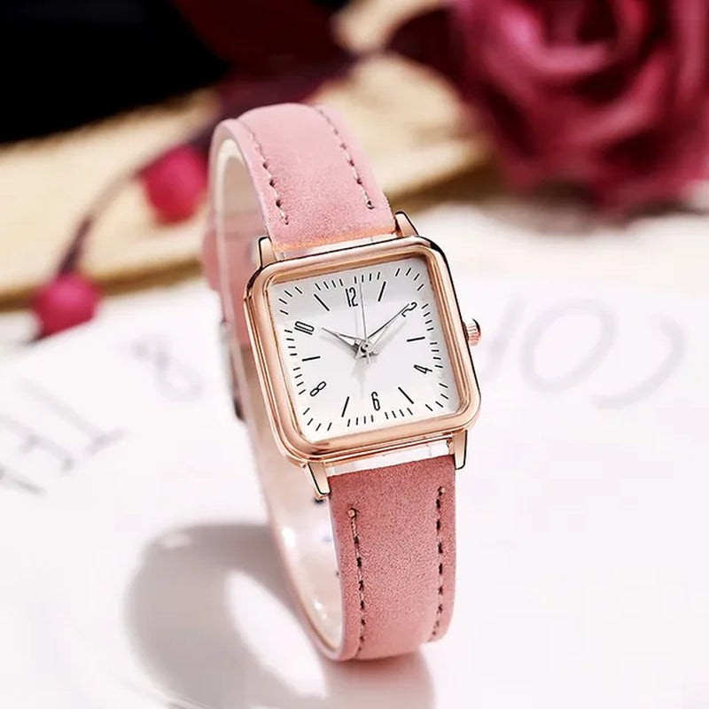 Luxury Design Quartz Watch Women Watches Luminous Hand Wind Leather Winner Watch Luminous Digital Wristwatches Relogio Feminino